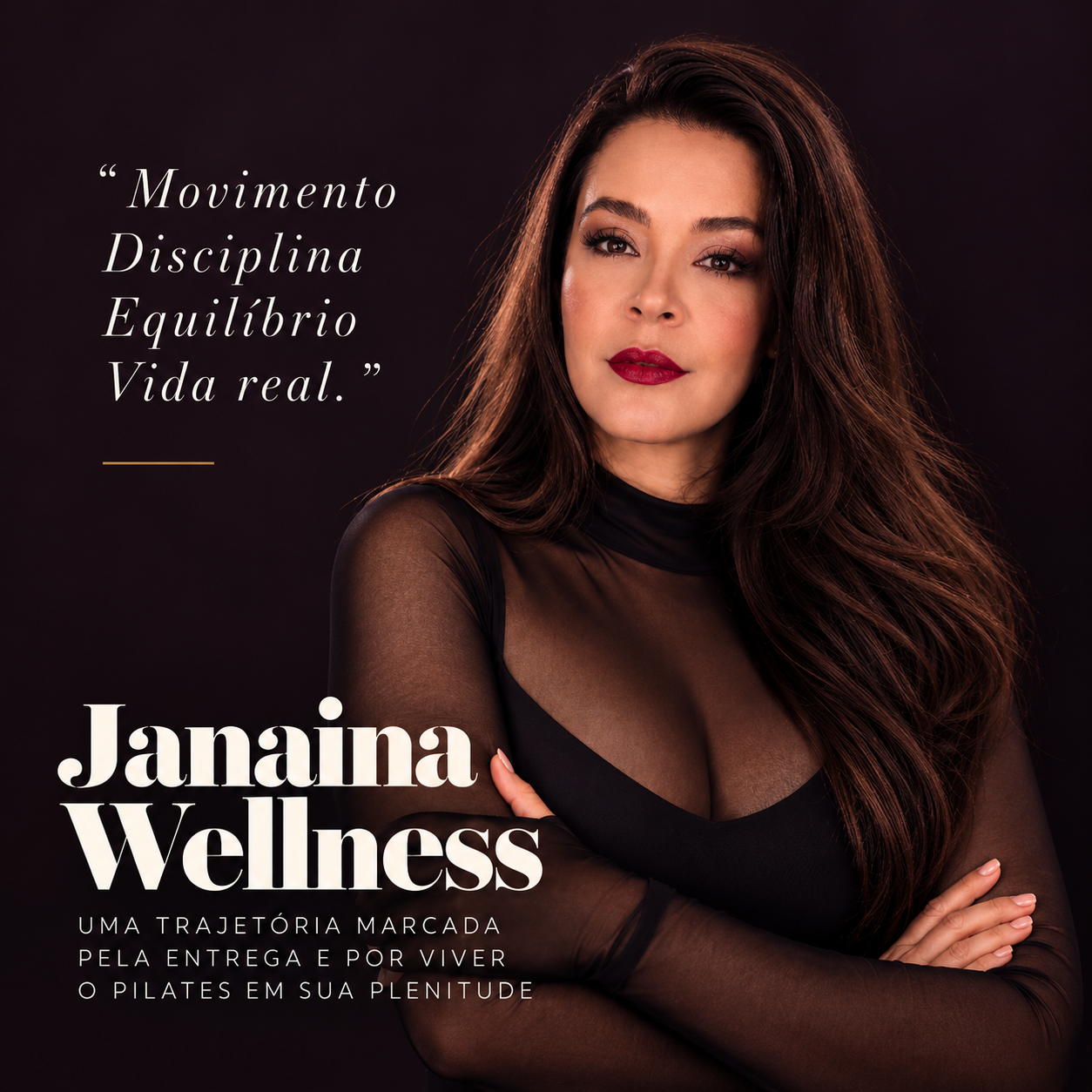 Arte da Janaína Wellness sobre Pilates Clássico